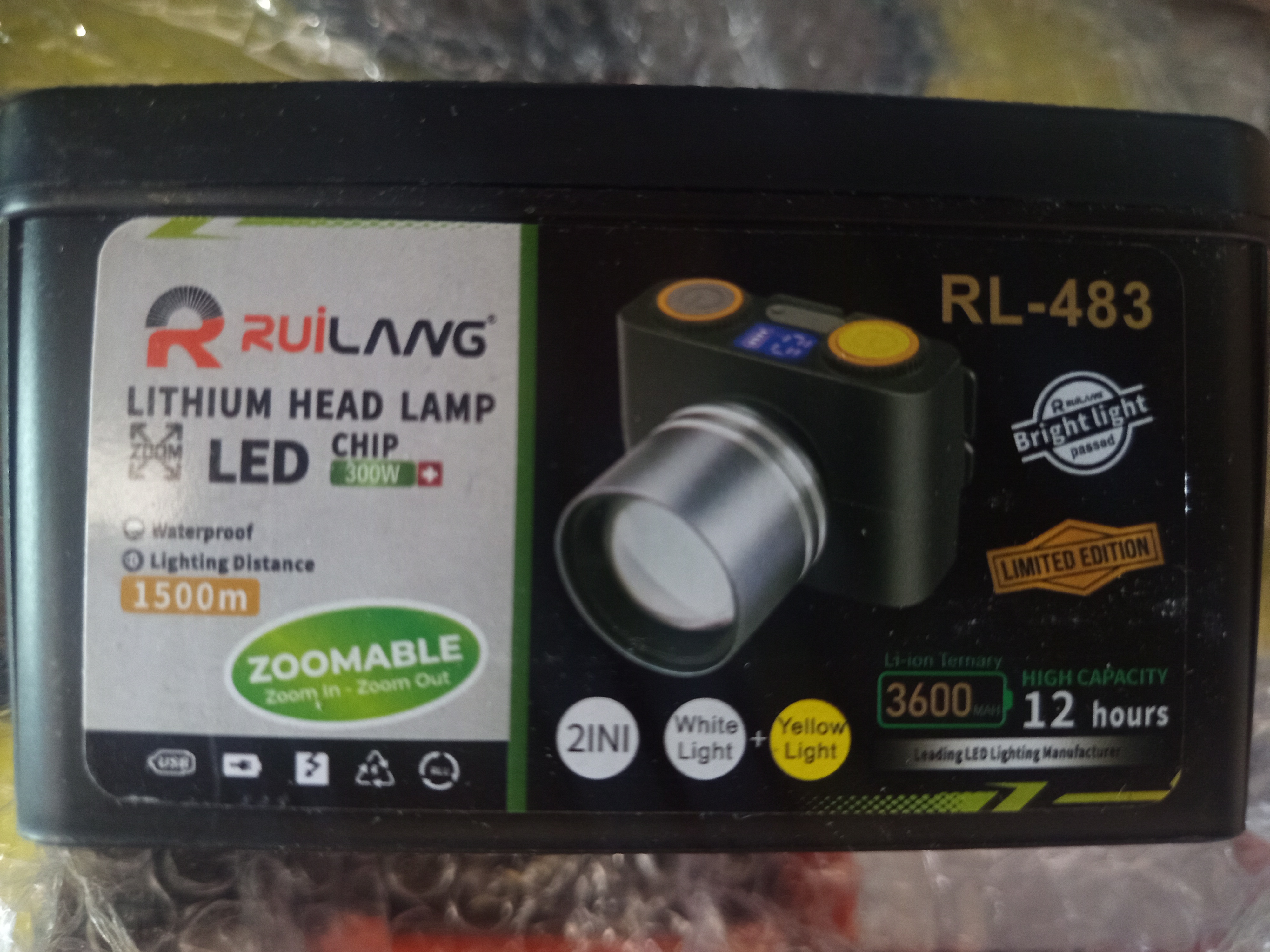 چراغ پیشانی rl 483